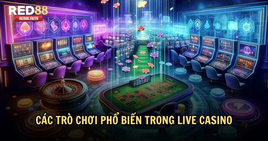 Khám phá các trò chơi tại live casino